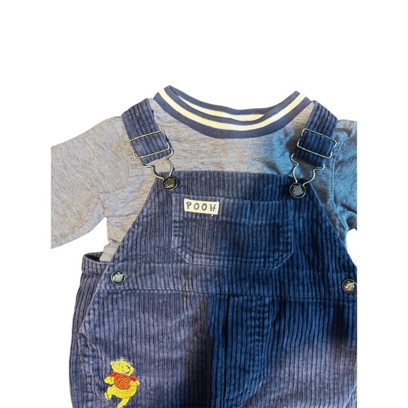 Vintage Winnie The Pooh Overalls 12 Months Winnie The Pooh Basketball - Picture 4 of 9